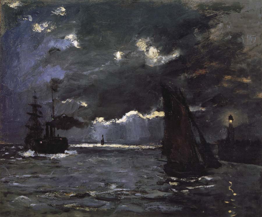 Seascape,Night Effect